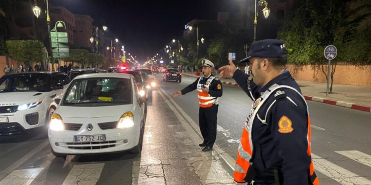 توقيف 86 شخصا و حجز 43 مركبة و ضبط 486 مخالفة مرورية في ليلة بمراكش