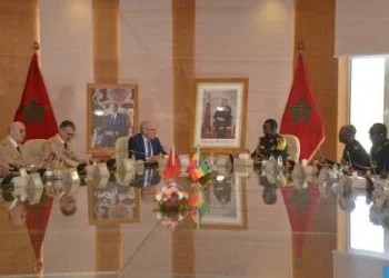 عبد اللطيف لوديي والفريق أول المفتش العام للقوات المسلحة الملكية يستقبلان رئيس الأركان العامة لقوات الدفاع الوطني الإثيوبية
