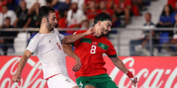 المنتخب الوطني للفوتصال يتخطى إيران بصعوبة بالغة ويبلغ ربع نهائي