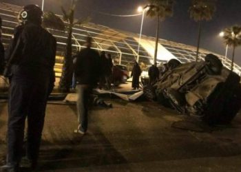 إصابة شخصين في حادث بكورنيش عين الذياب