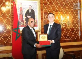 محمد ولد الرشيد يجري مباحثات مع رئيس مجلس الشيوخ البرازيلي
