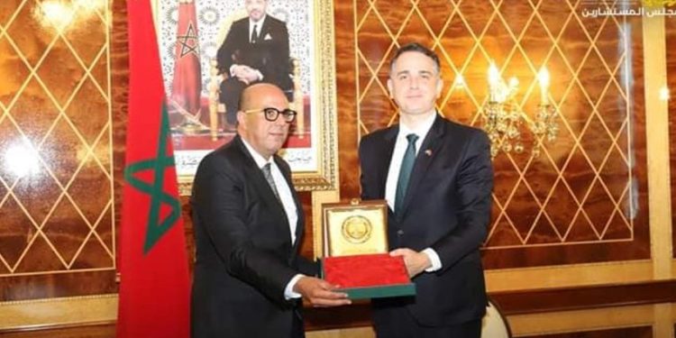 محمد ولد الرشيد يجري مباحثات مع رئيس مجلس الشيوخ البرازيلي
