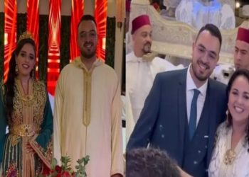 بحضور المشاهير..الفنانة السعدية أزكون تحتفل بزفاف ابنها
