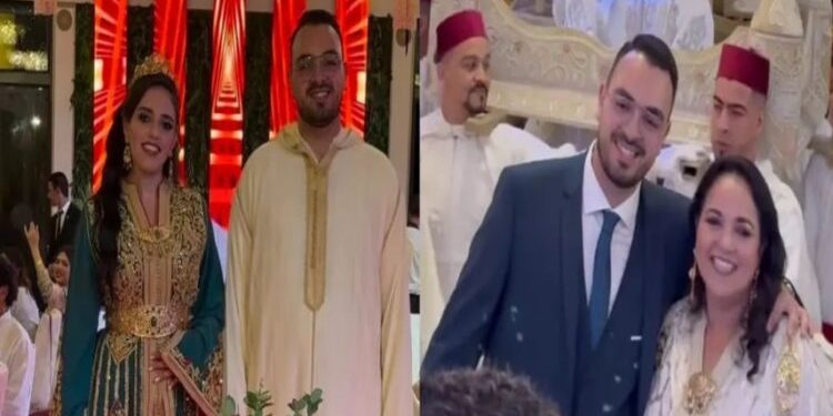 بحضور المشاهير..الفنانة السعدية أزكون تحتفل بزفاف ابنها