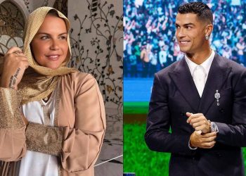 أخت “رونالدو” تخطف الأنظار بالعباءة و الحجاب