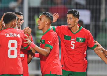 المنتخب الوطني يسحق إفريقيا الوسطى بخماسية