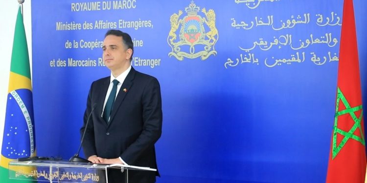رئيس مجلس الشيوخ البرازيلي يعلن دعم المخطط المغربي  في الحكم الذاتي بالصحراء المغربية