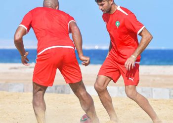 المنتخب الوطني للكرة الشاطئية يفتتح لقاءاته بكأس أفريقيا