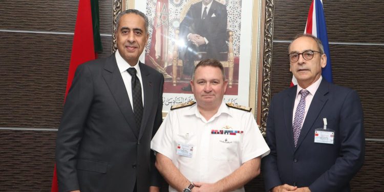 حموشي يستقبل نائب الأميرال إدوارد ألغرين المستشار العسكري الرئيسي البريطاني للشرق الأوسط وشمال إفريقيا