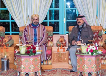 برقية تهنئة إلى الملك من عاهل مملكة البحرين بمناسبة عيد الاستقلال