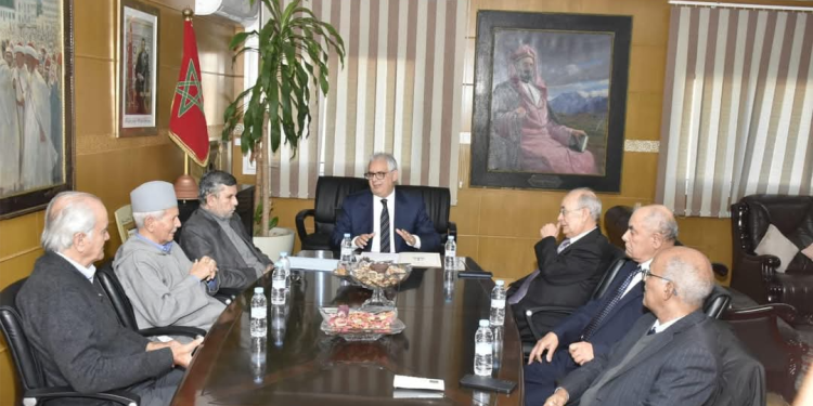 نزار بركة يجتمع مع أعضاء لجنة الأخلاقيات والسلوك بحزب الاستقلال