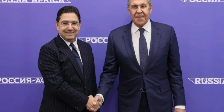 بوريطة يتباحث مع وزير الشؤون الخارجية الروسي بسوتشي