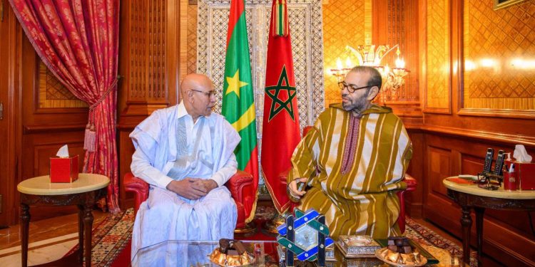 جلالة الملك يستقبل رئيس الجمهورية الإسلامية الموريتانية