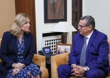 عزيز أخنوش يستقبل رئيسة الجمعية الوطنية الفرنسية
