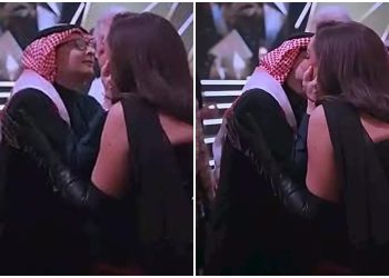 الشرطة السعودية تستدعى أنغام و عبد المجيد عبد الله بسبب فيديو القبلات