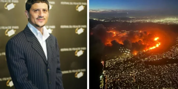 الممثل المغربي سعيد التغماوي يخسر منزله في حرائق لوس أنجلوس و كاليفورنيا