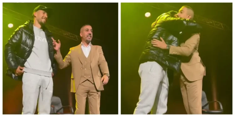 يسار لمغاري يستقبل “لولا الظروف” في حفله بميلانو