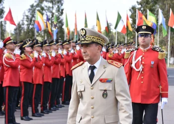 بريظ ولوديي يستقبلان رئيس أركان القوات المسلحة بجمهورية إفريقيا الوسطى