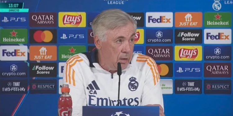 آنشيلوتي يكشف حظوظ ريال مدريد في مواجهة مانشستر سيتي