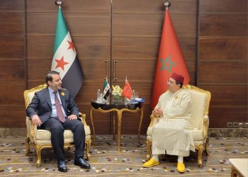 ناصر بوريطة يتباحث مع وزير الخارجية السوري