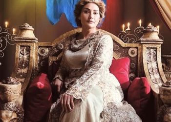 نجاة الوافي تروج لمشاركتها في المسلسل التاريخي “سيوف العرب”