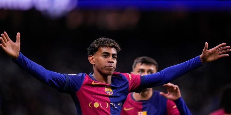 نجم برشلونة يامال..”نحن المرشحون للفوز بدوري أبطال أوروبا”