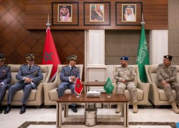 الفريق أول المفتش العام للقوات المسلحة الملكية يقوم بزيارة عمل إلى المملكة العربية السعودية