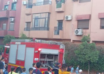 اندلاع حريق مهول في شقة سكنية بمراكش