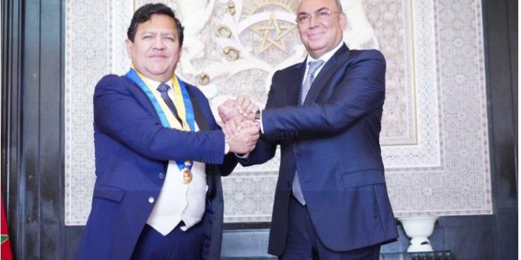 نائب رئيس مجلس النواب يجري مباحثات مع رئيس برلمان مجموعة دول الأنديز