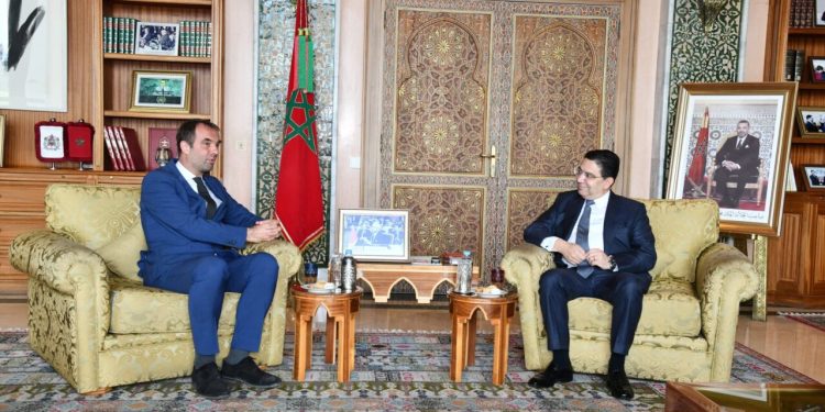 بوريطة يستقبل عمدة مونبليي