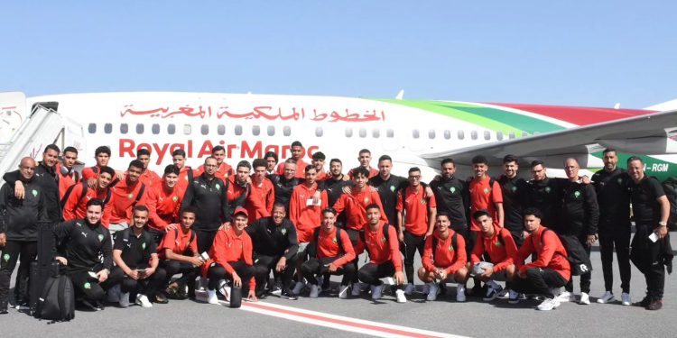 المنتخب الوطني تحت 20 سنة يتوجه إلى مصر للمشاركة في كأس إفريقيا