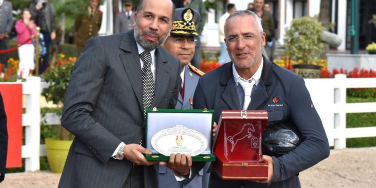 المباراة الرسمية للقفز على الحواجز بتطوان : الفارس الغالي بوقاع يفوز بجائزة صاحب السمو الملكي ولي العهد الأمير مولاي الحسن