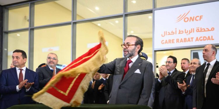 جلالة الملك يعطي انطلاقة إنجاز خط السكك فائق السرعة بين القنيطرة ومراكش