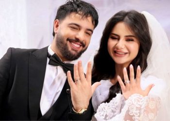 “نعمان بلعياشي يثير التساؤلات بصورة مع عروس فما القصة؟