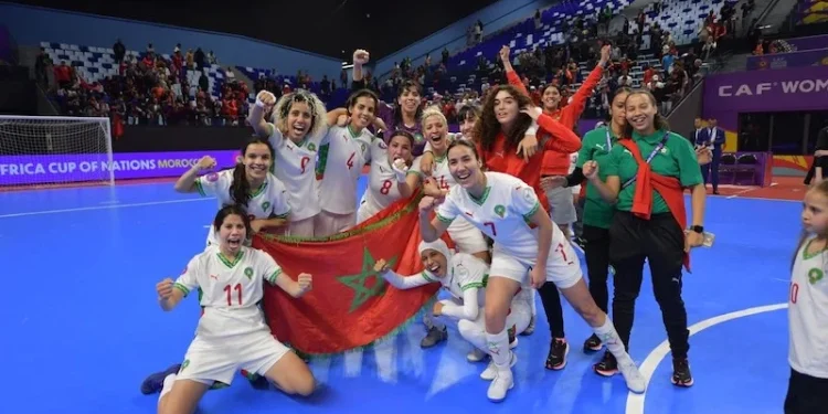 المنتخب الوطني المغربي النسوي يتوج ببطولة إفريقيا داخل القاعة
