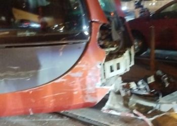 اصطدام مرو_ع بين طرامواي وسيارة بالبيضاء