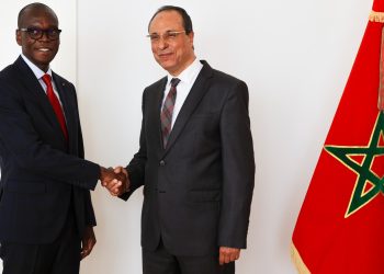 أعمارة يستقبل رئيس الهيئة العليا للحكامة الجيدة بجمهورية كوت ديفوار