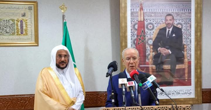 وزير الأوقاف والشؤون الإسلامية يتباحث بالرباط مع نظيره السعودي