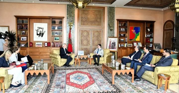 بوريطة يستقبل الممثل الخاص للاتحاد الأوروبي لمنطقة الساحل