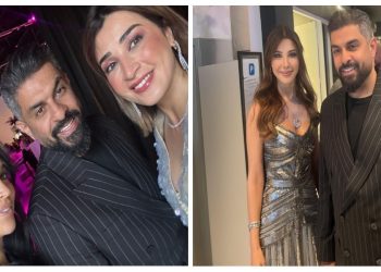 نانسي عجرم وفرح الفاسي يتألقن في أمستردام في حفل أوكسي موس الفاخر