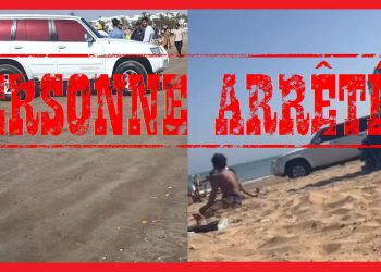 سيارة أجنبية تخترق شاطئ أكادير والأمن يفتح تحقيقًا
