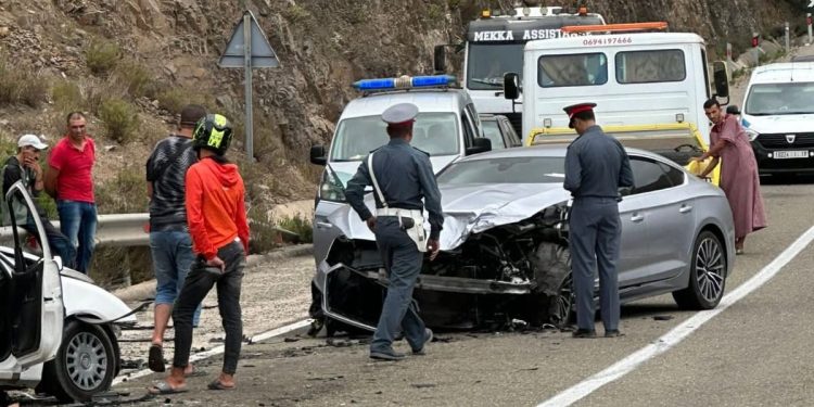 مص_رع شابين من أسرة واحدة في حادثة سير مروعة بإقليم شفشاون