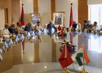 لوديي يستقبل وزير الدفاع بجمهورية الهند