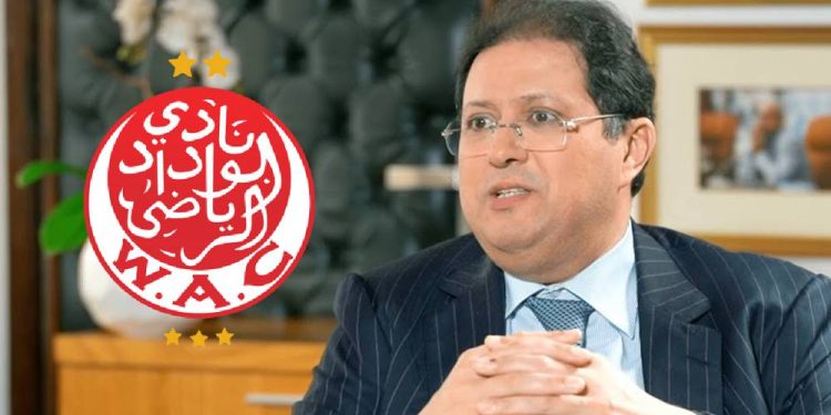 إجتماع مهم لآيت منا مع لاعبي الوداد قبل مواجهة نهضة الزمامرة