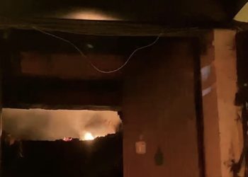 اندلاع حر-يق مهول في “قيسارية الحفاري” بالبيضاء
