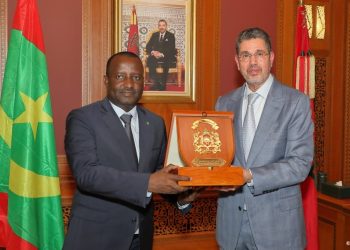 عبد النباوي يجري مباحثات مع وزير العدل الموريتاني