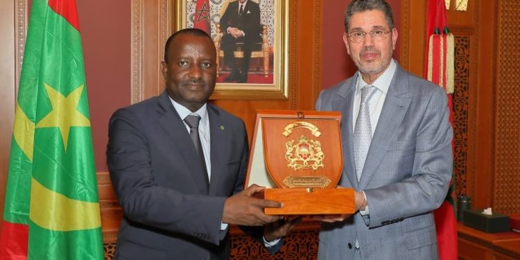 عبد النباوي يجري مباحثات مع وزير العدل الموريتاني