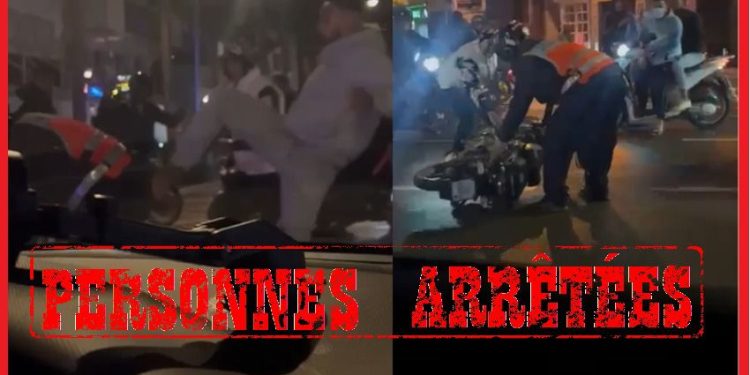 توقيف 3 مشتبه فيهم في قضية الاعتداء على دراجي شرطة بالدار البيضاء