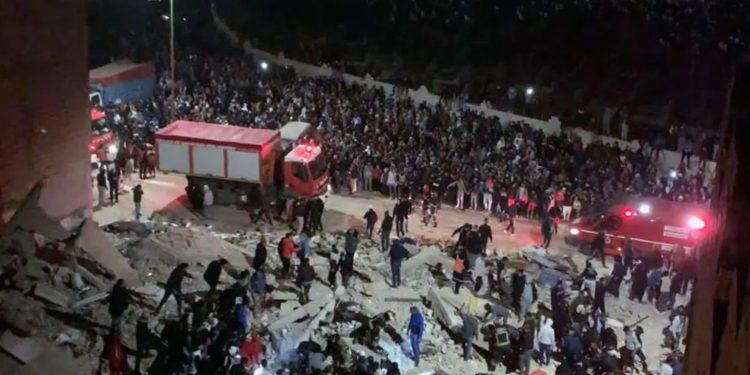 مصر-ع 19 شخصا في انهيار بنايتين متجاورتين بفاس