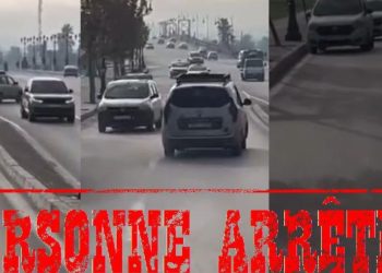 إيقاف سائق طاكسي بطنجة بعد قيادته المتهورة في الاتجاه المعاكس